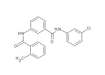 N-(3-{[(3-chlorophenyl)amino]carbonyl}phenyl)-2-methylbenzamide - Click Image to Close