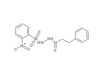 N'-[(2-nitrophenyl)sulfonyl]-3-phenylpropanohydrazide
