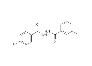 N'-(4-fluorobenzoyl)-3-iodobenzohydrazide
