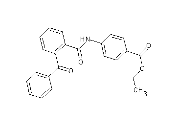 ethyl 4-[(2-benzoylbenzoyl)amino]benzoate