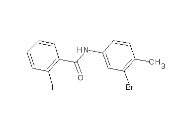 N-(3-bromo-4-methylphenyl)-2-iodobenzamide