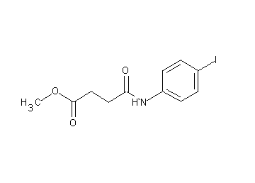 methyl 4-[(4-iodophenyl)amino]-4-oxobutanoate