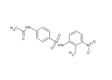 N-(4-{[(2-methyl-3-nitrophenyl)amino]sulfonyl}phenyl)acetamide
