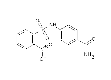 4-{[(2-nitrophenyl)sulfonyl]amino}benzamide