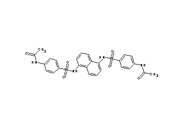 N,N'-[1,5-naphthalenediylbis(iminosulfonyl-4,1-phenylene)]diacetamide