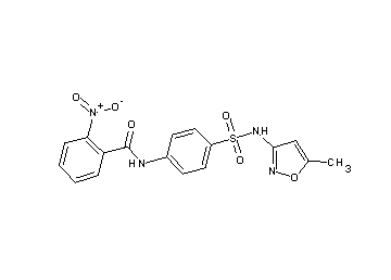N-(4-{[(5-methyl-3-isoxazolyl)amino]sulfonyl}phenyl)-2-nitrobenzamide
