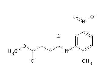 methyl 4-[(2-methyl-5-nitrophenyl)amino]-4-oxobutanoate