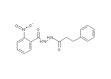 2-nitro-N'-(3-phenylpropanoyl)benzohydrazide