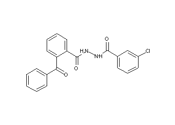 2-benzoyl-N'-(3-chlorobenzoyl)benzohydrazide