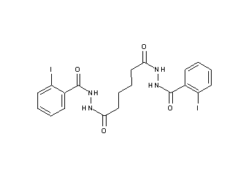 N'1,N'6-bis(2-iodobenzoyl)hexanedihydrazide
