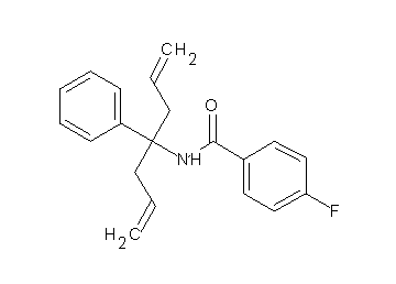 N-(1-allyl-1-phenyl-3-buten-1-yl)-4-fluorobenzamide