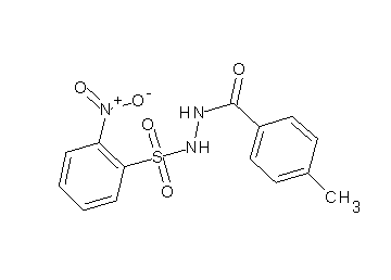 4-methyl-N'-[(2-nitrophenyl)sulfonyl]benzohydrazide