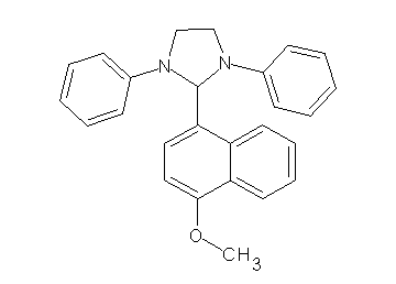 2-(4-methoxy-1-naphthyl)-1,3-diphenylimidazolidine