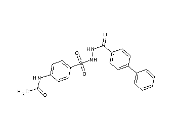 N-(4-{[2-(4-biphenylylcarbonyl)hydrazino]sulfonyl}phenyl)acetamide