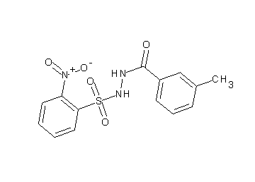 3-methyl-N'-[(2-nitrophenyl)sulfonyl]benzohydrazide