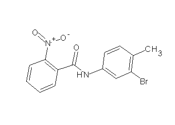 N-(3-bromo-4-methylphenyl)-2-nitrobenzamide - Click Image to Close