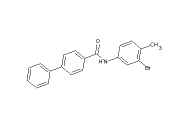 N-(3-bromo-4-methylphenyl)-4-biphenylcarboxamide