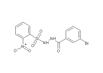 3-bromo-N'-[(2-nitrophenyl)sulfonyl]benzohydrazide