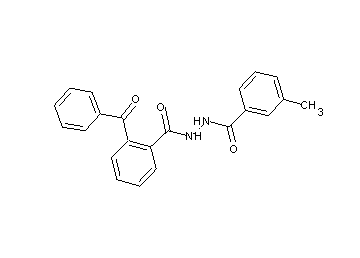 2-benzoyl-N'-(3-methylbenzoyl)benzohydrazide
