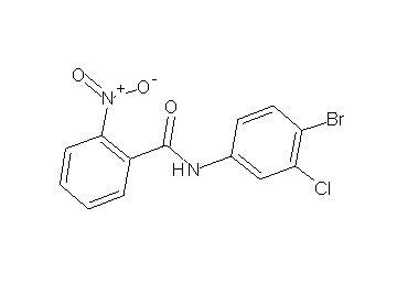 N-(4-bromo-3-chlorophenyl)-2-nitrobenzamide