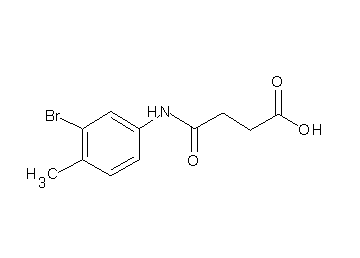 4-[(3-bromo-4-methylphenyl)amino]-4-oxobutanoic acid