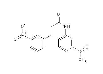 N-(3-acetylphenyl)-3-(3-nitrophenyl)acrylamide