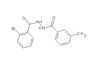 2-bromo-N'-(3-methylbenzoyl)benzohydrazide