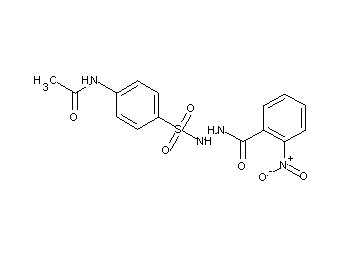 N-(4-{[2-(2-nitrobenzoyl)hydrazino]sulfonyl}phenyl)acetamide