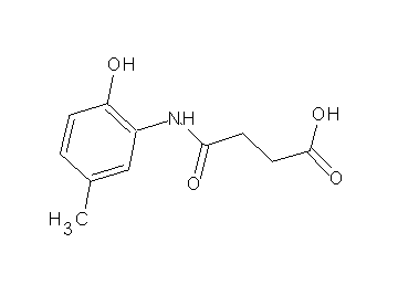 4-[(2-hydroxy-5-methylphenyl)amino]-4-oxobutanoic acid