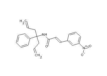 N-(1-allyl-1-phenyl-3-buten-1-yl)-3-(3-nitrophenyl)acrylamide