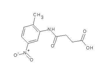 4-[(2-methyl-5-nitrophenyl)amino]-4-oxobutanoic acid