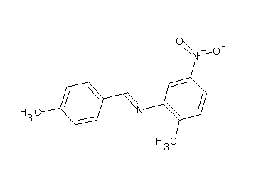 (4-methylbenzylidene)(2-methyl-5-nitrophenyl)amine