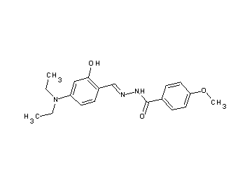 N'-[4-(diethylamino)-2-hydroxybenzylidene]-4-methoxybenzohydrazide
