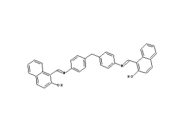1,1'-[methylenebis(4,1-phenylenenitrilomethylylidene)]di(2-naphthol)