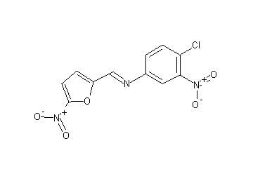 (4-chloro-3-nitrophenyl)[(5-nitro-2-furyl)methylene]amine