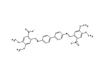N,N'-bis(4,5-dimethoxy-2-nitrobenzylidene)-4,4'-biphenyldiamine
