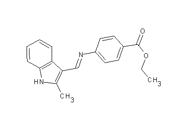 ethyl 4-{[(2-methyl-1H-indol-3-yl)methylene]amino}benzoate