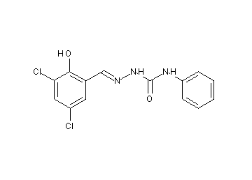3,5-dichloro-2-hydroxybenzaldehyde N-phenylsemicarbazone 3,5-dichloro-2-hydroxybenzaldehyde N-phenylsemicarbazone