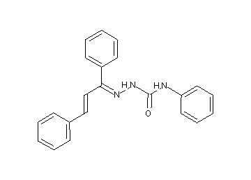 1,3-diphenyl-2-propen-1-one N-phenylsemicarbazone