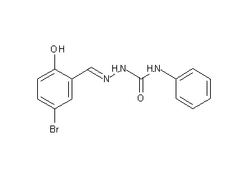 5-bromo-2-hydroxybenzaldehyde N-phenylsemicarbazone 5-bromo-2-hydroxybenzaldehyde N-phenylsemicarbazone
