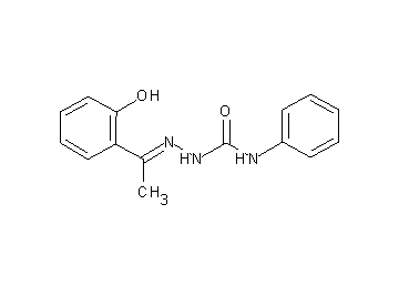 1-(2-hydroxyphenyl)ethanone N-phenylsemicarbazone