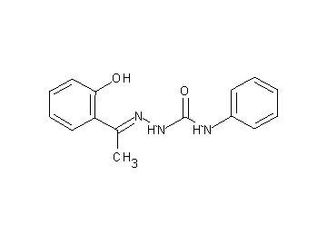 1-(2-hydroxyphenyl)ethanone N-phenylsemicarbazone 1-(2-hydroxyphenyl)ethanone N-phenylsemicarbazone