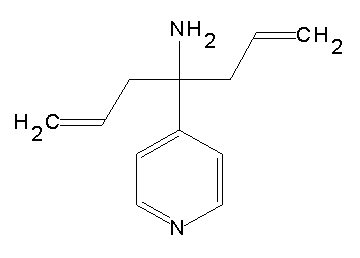 4-(4-pyridinyl)-1,6-heptadien-4-amine