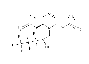 1-[2,6-bis(2-methyl-2-propen-1-yl)-3,6-dihydro-1(2H)-pyridinyl]-3,3,4,4,5,5,5-heptafluoro-2-pentanol