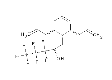 1-(2,6-diallyl-3,6-dihydro-1(2H)-pyridinyl)-3,3,4,4,5,5,5-heptafluoro-2-pentanol