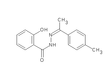 2-hydroxy-N'-[1-(4-methylphenyl)ethylidene]benzohydrazide