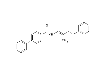 N'-(1-methyl-3-phenylpropylidene)-4-biphenylcarbohydrazide