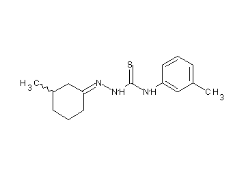 3-methylcyclohexanone N-(3-methylphenyl)thiosemicarbazone