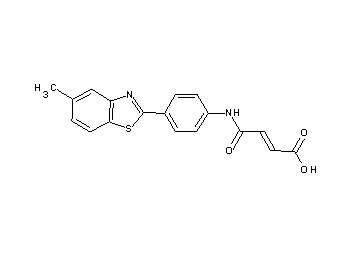 4-{[4-(5-methyl-1,3-benzothiazol-2-yl)phenyl]amino}-4-oxo-2-butenoic acid
