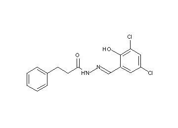 N'-(3,5-dichloro-2-hydroxybenzylidene)-3-phenylpropanohydrazide